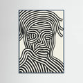 Stripe Portrait Poster – poster and art print