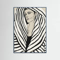 Striped Coat Poster – plakat og kunsttryk