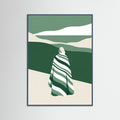 Teal Wood Striped Identity