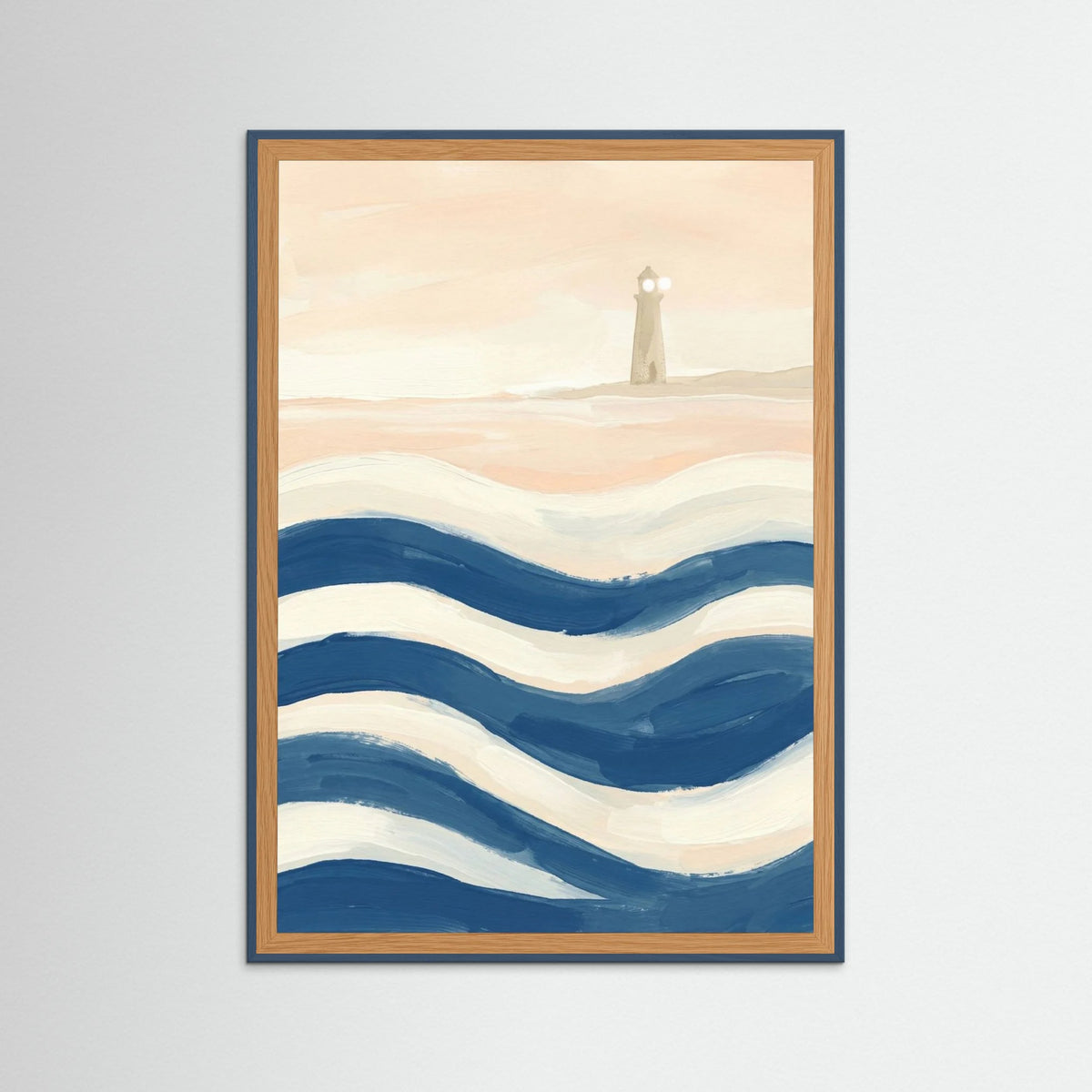 Teal Wood Striped Serenity