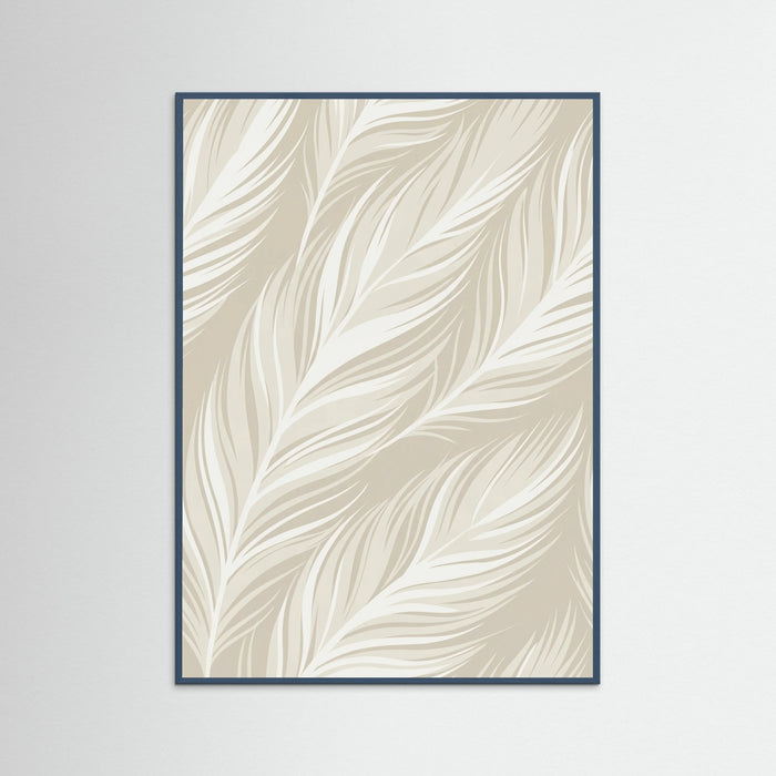 Teal Wood Subtle Botanical Flow