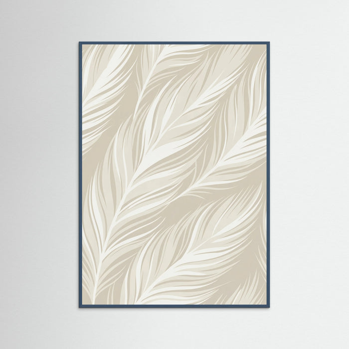Teal Wood Subtle Botanical Flow