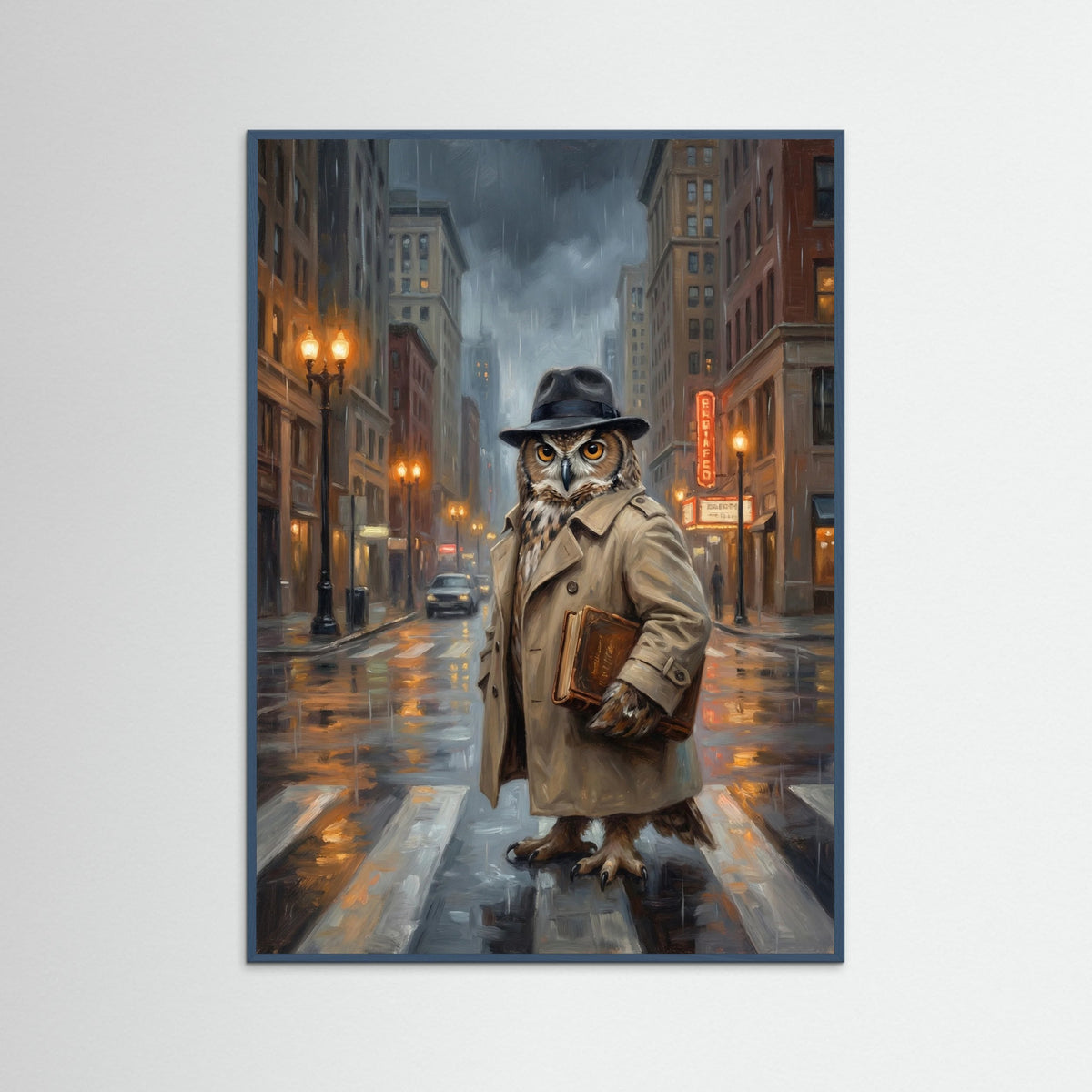 Teal Wood Subway Dog Commute