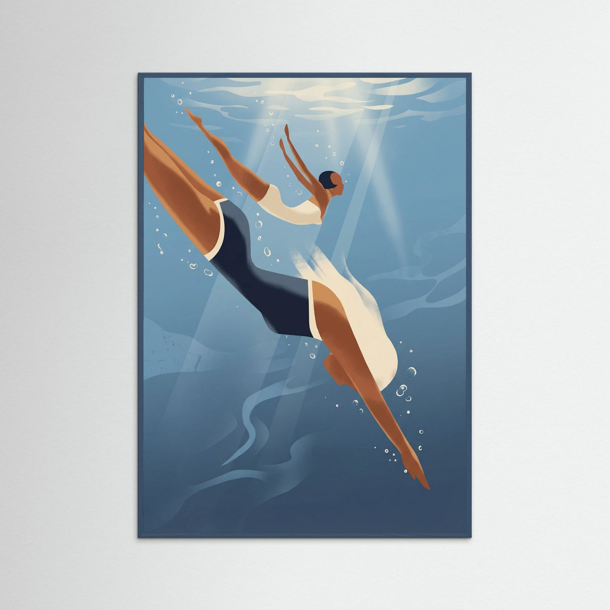 Teal Wood Summer Dive