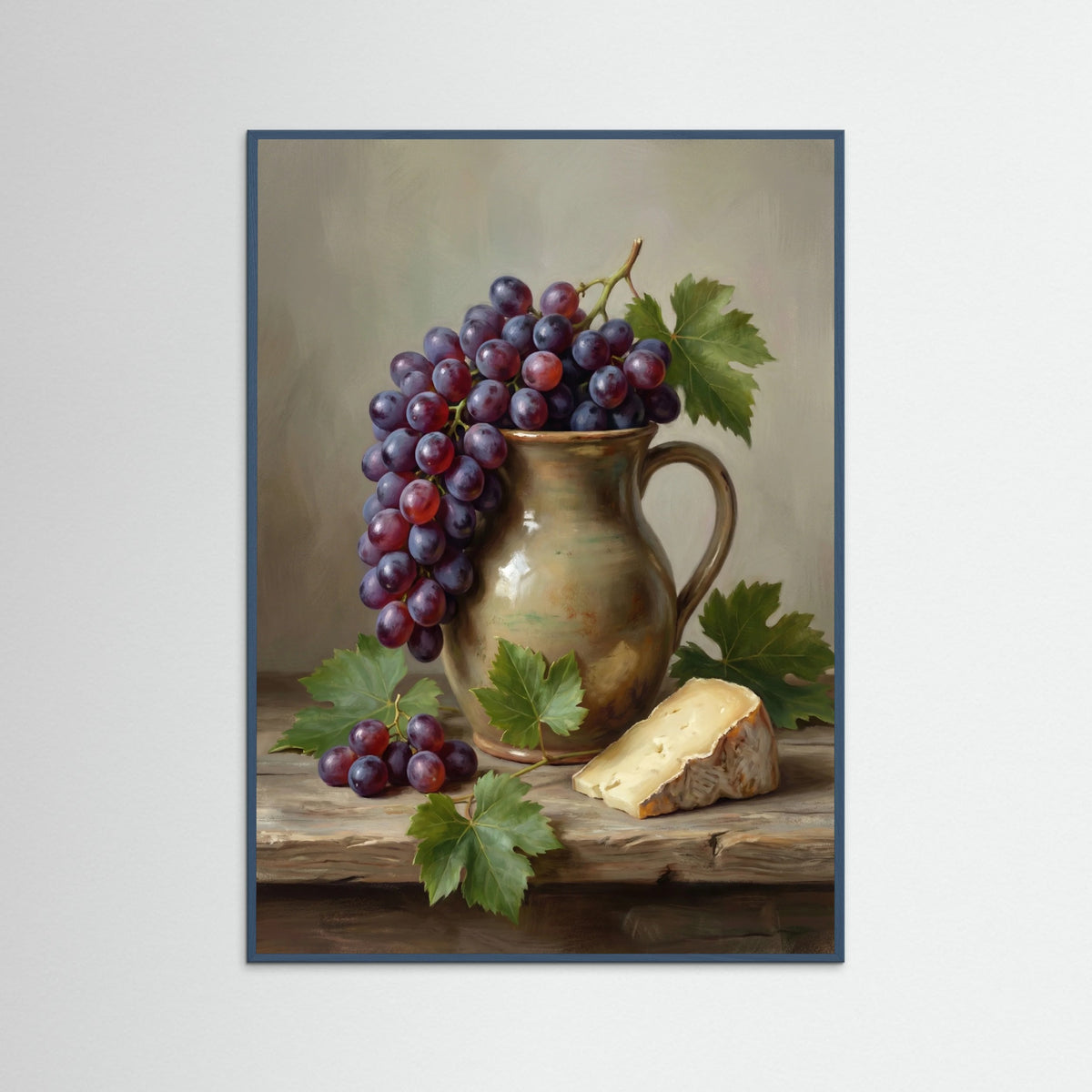 Teal Wood Summer Peach Abundance