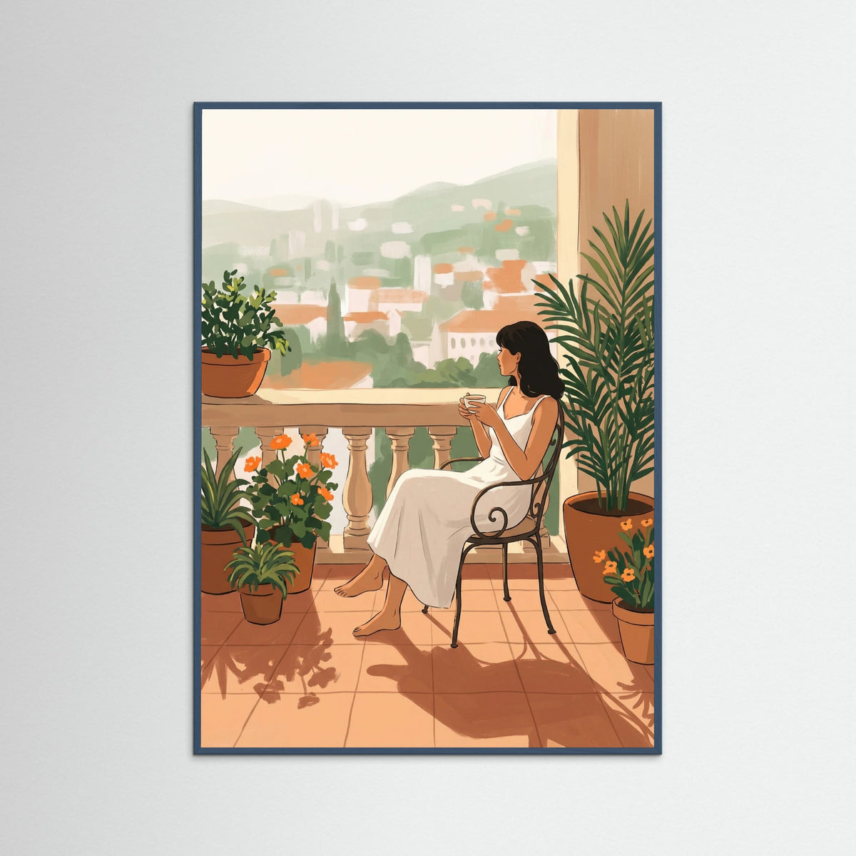 Teal Wood Summer Repose