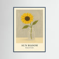 Teal Wood Sun bloom