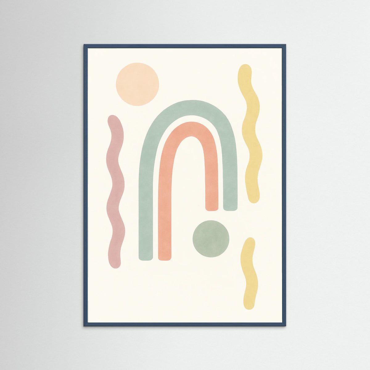 Teal Wood Sunburst Paths