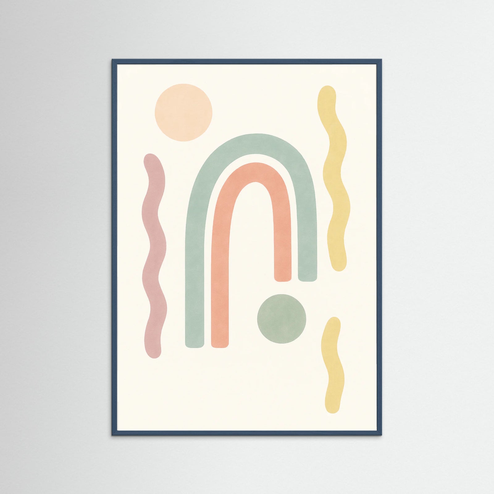 Teal Wood Sunburst Paths