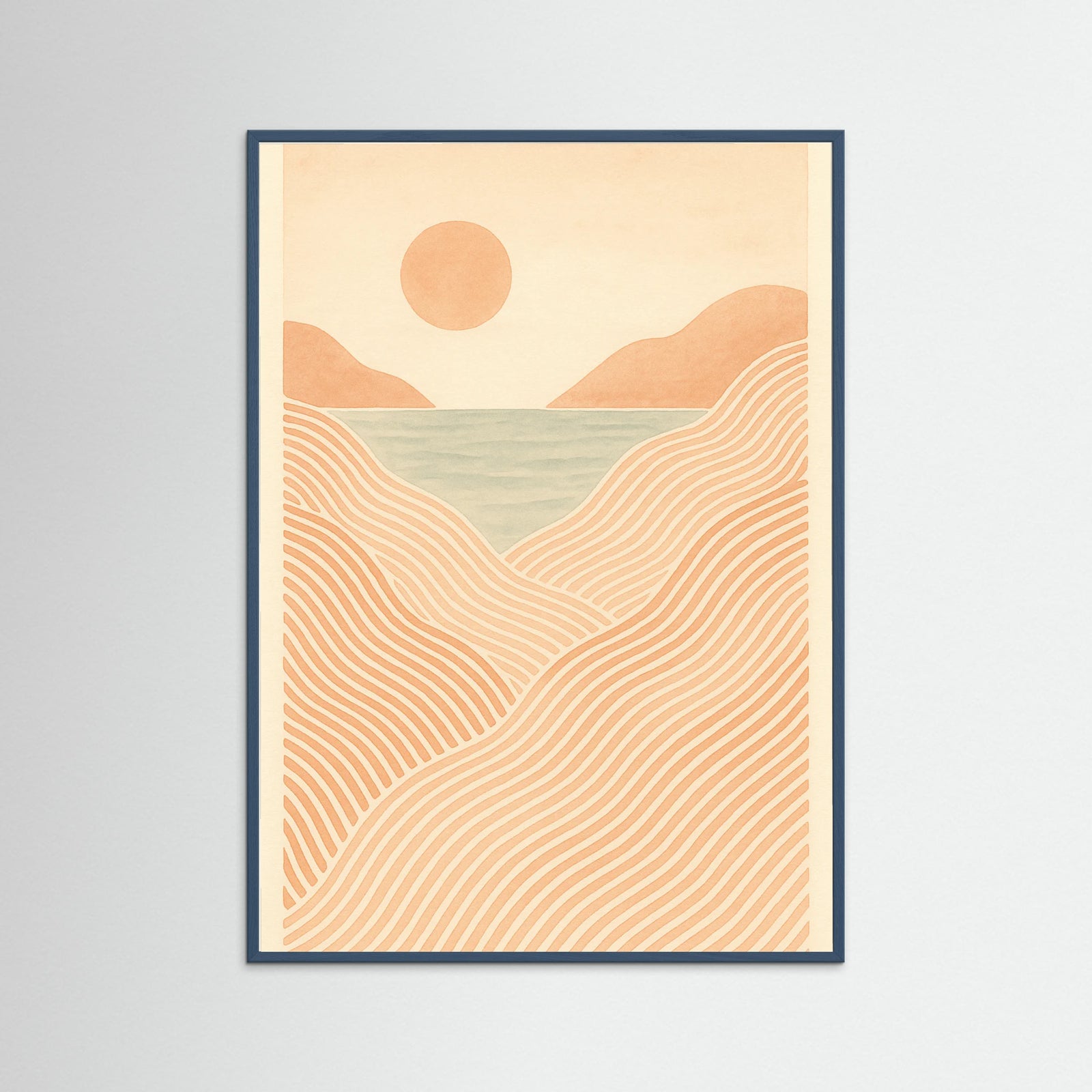 Teal Wood Sunlit Stroll