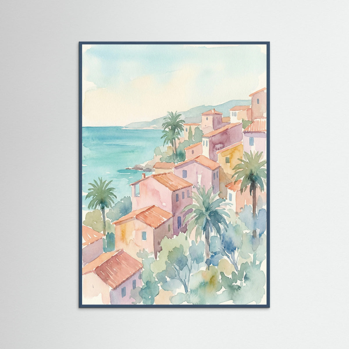 Teal Wood Sunny Village View