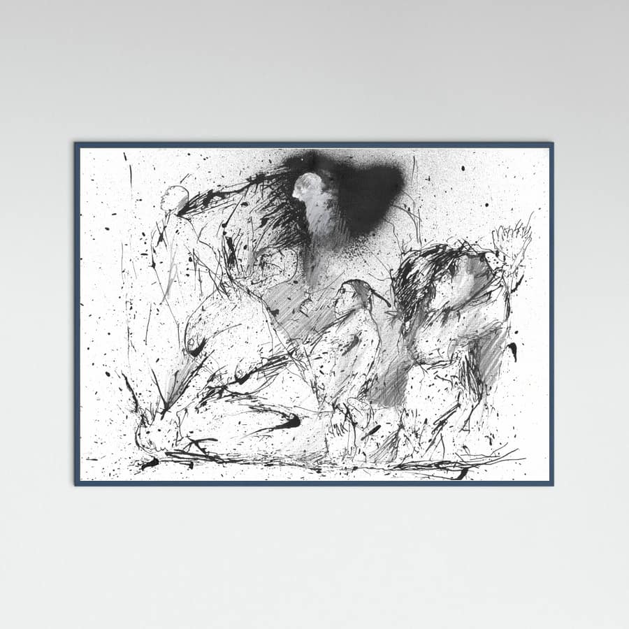 Surrealist Drawing Poster – poster and art print