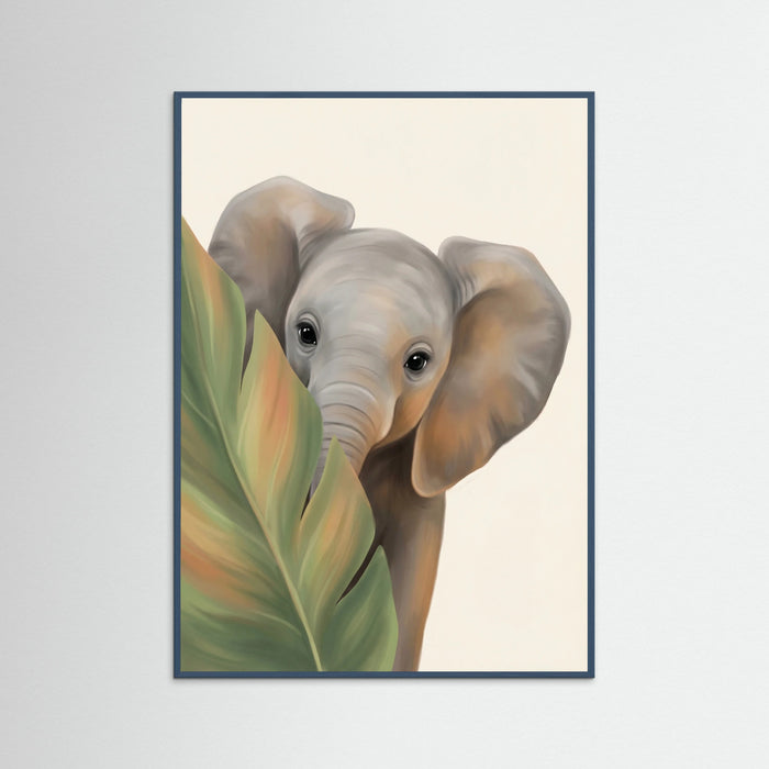 Teal Wood Sweet Giraffe Gaze