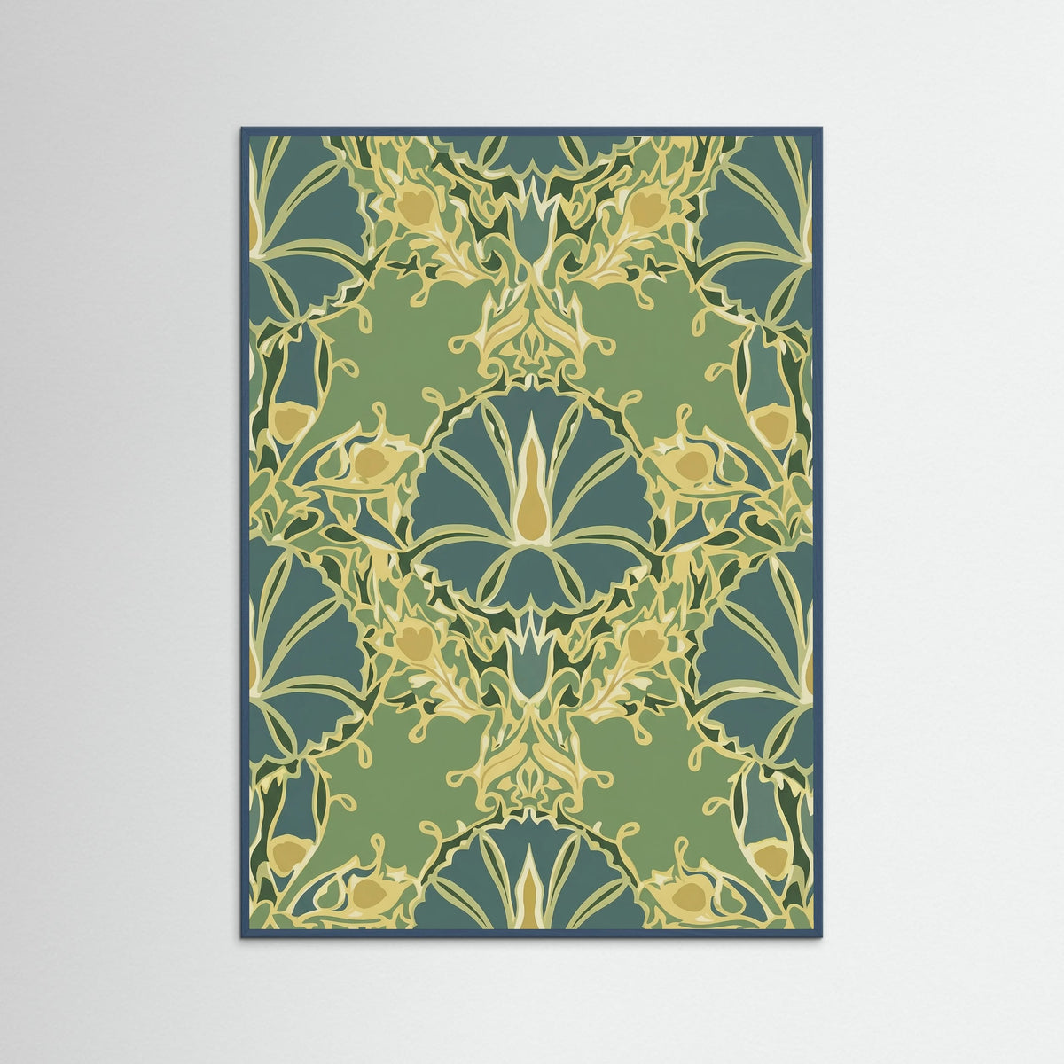 Teal Wood Sylvan Symmetry