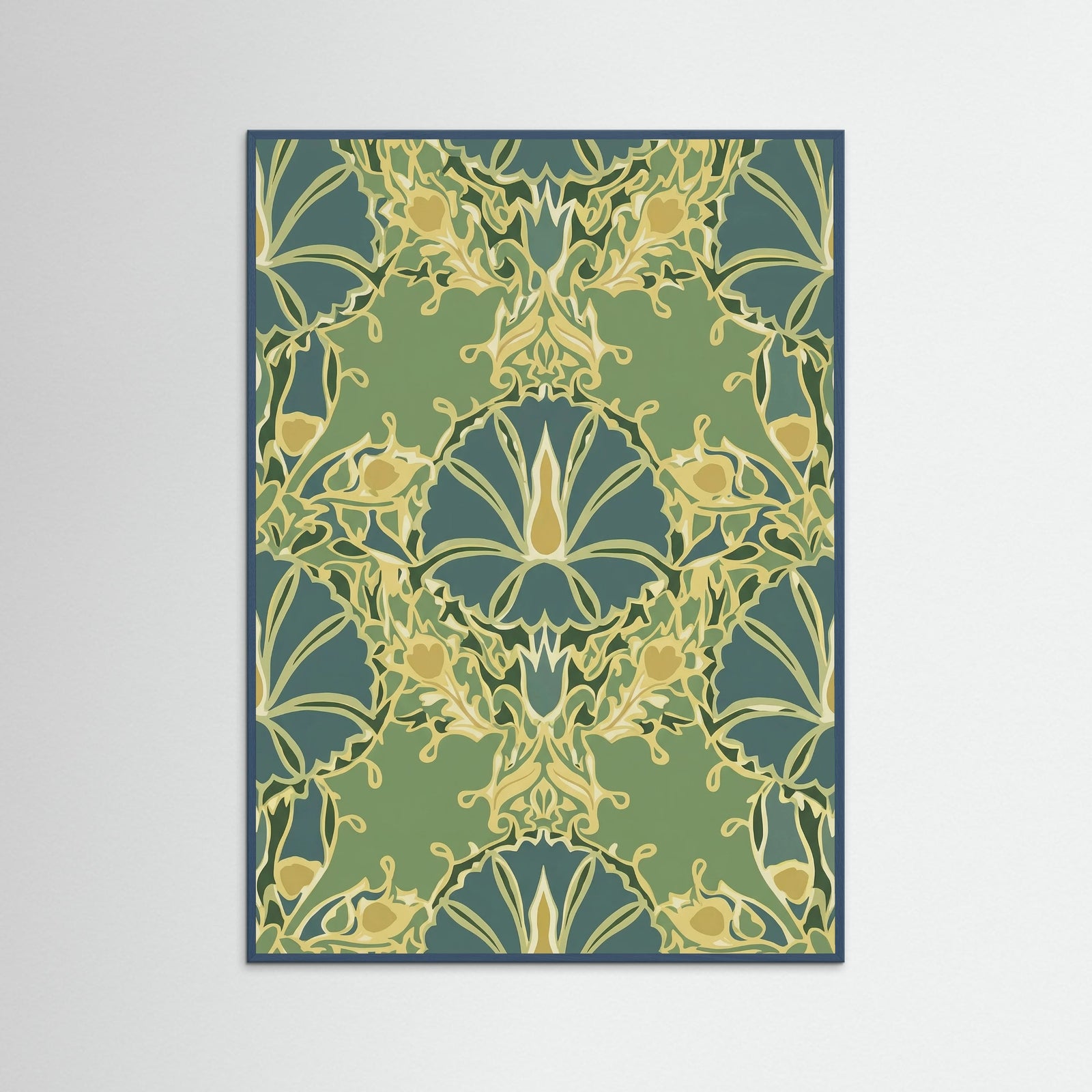 Teal Wood Sylvan Symmetry