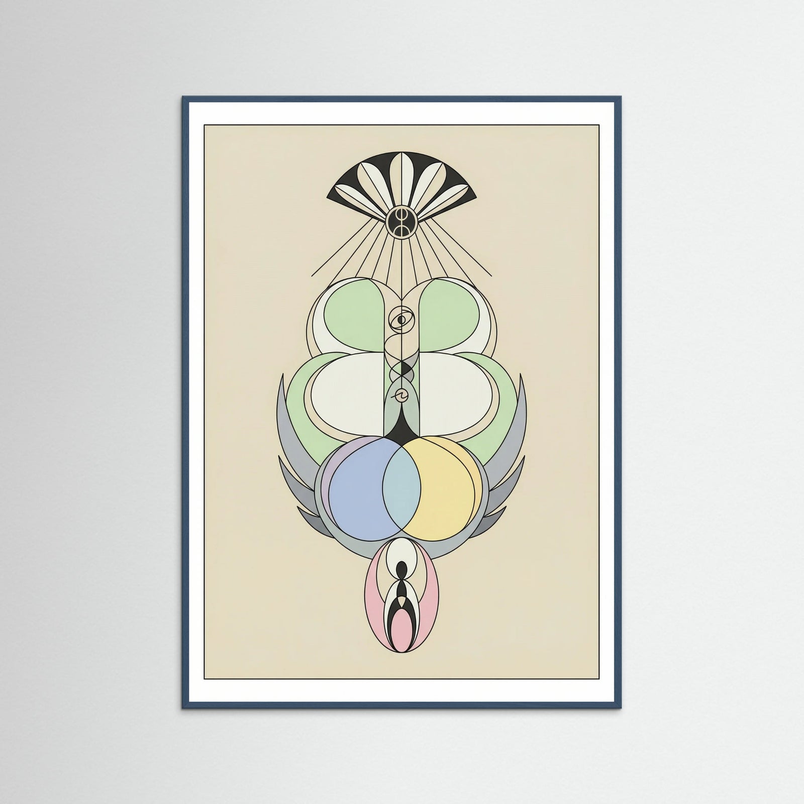 Teal Wood Symbolic Genesis