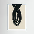 Teal Wood Tender Embrace