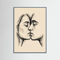 Teal Wood Tender Embrace