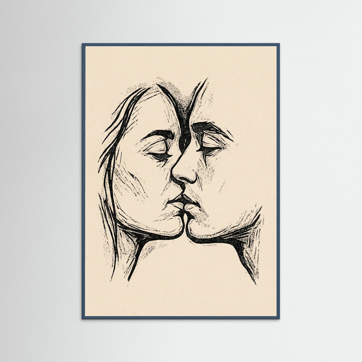 Teal Wood Tender Embrace