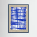 Teal Wood The Grid 8 Poster
