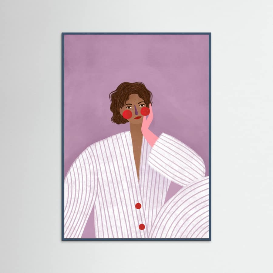 The Woman With the Pink Glove Poster – poster and art print