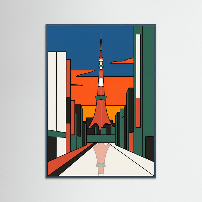 Teal Wood Tokyo Nouveau
