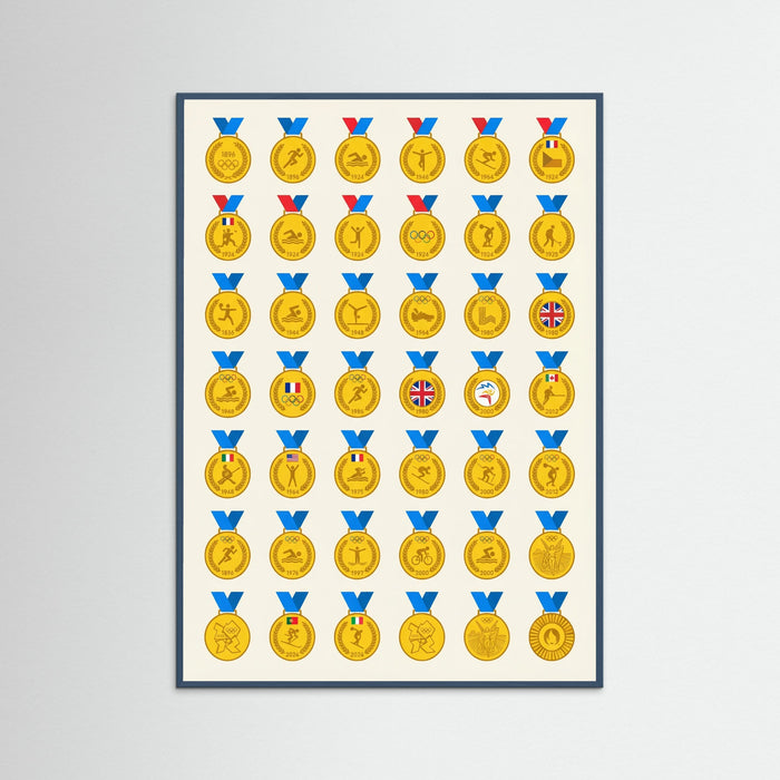 Tour de France Jerseys – poster och konsttryck