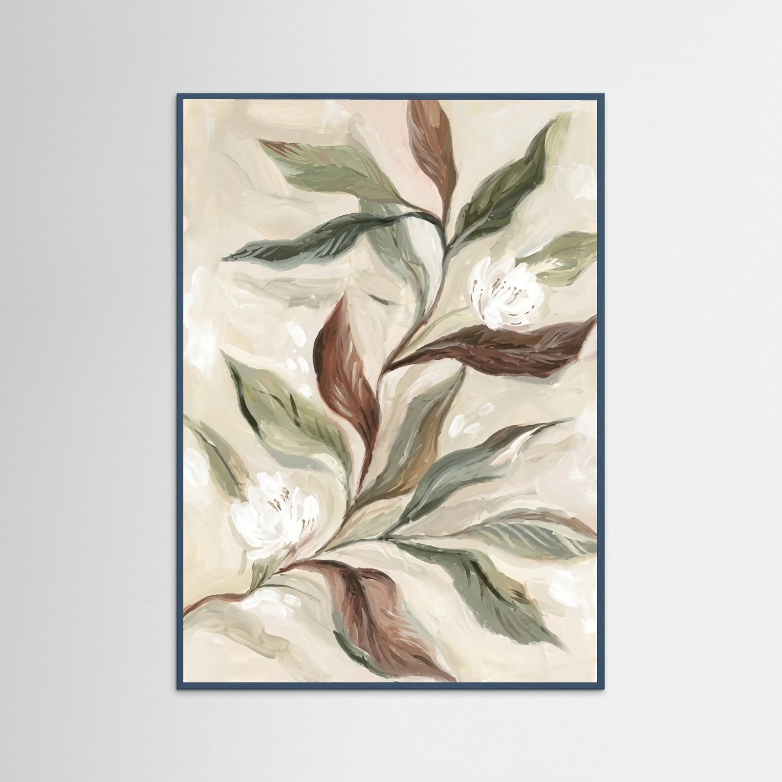 Teal Wood Trailing Bloom