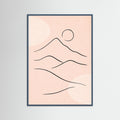 Teal Wood Tranquil Outline