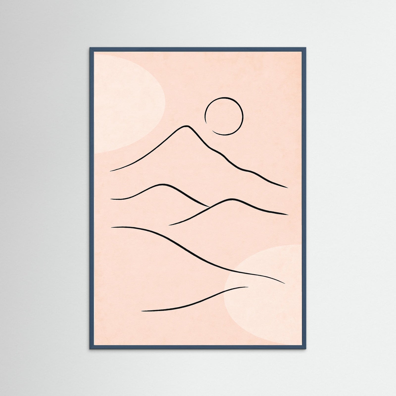Teal Wood Tranquil Outline
