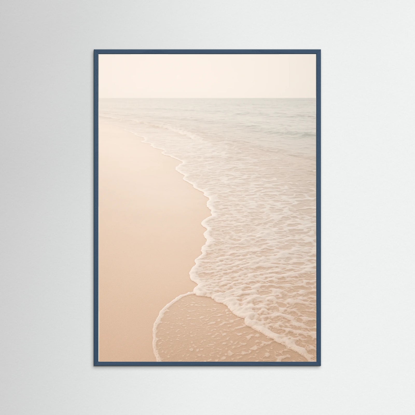 Teal Wood Tranquil Waves
