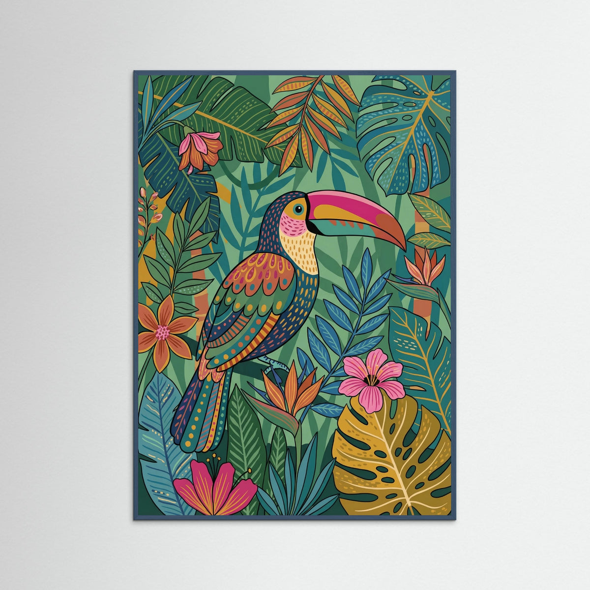 Teal Wood Tropical Radiance