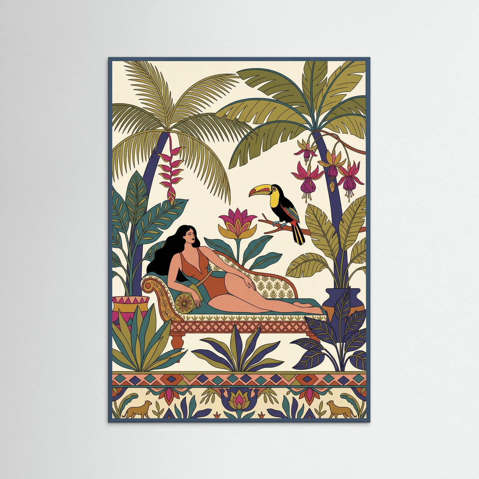 Teal Wood Tropicana Dreams
