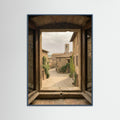 Teal Wood Tuscan Archway Vista