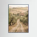 Teal Wood Tuscan Archway