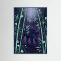 Teal Wood Twilight Cheetah