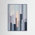 Teal Wood Twilight Grid