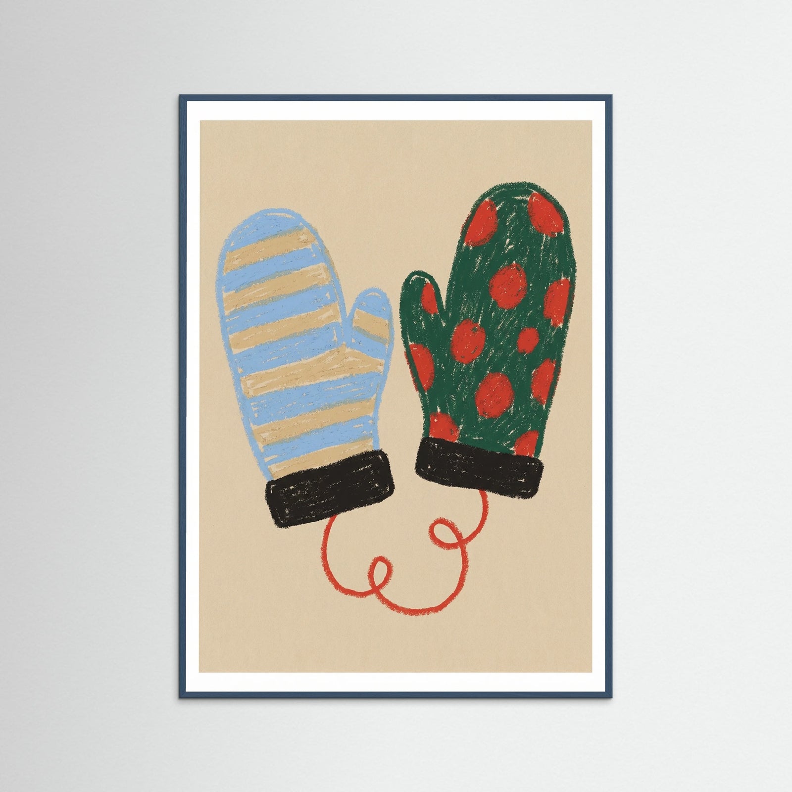 Teal Wood Two Tone Slippers