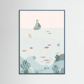 Under the Blue Sea Poster – Poster und Kunstdruck
