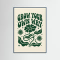 Teal Wood Uplifting Retro Affirmation