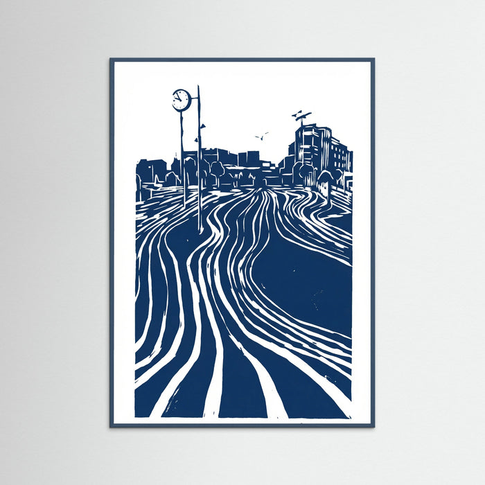 Teal Wood Urban Currents