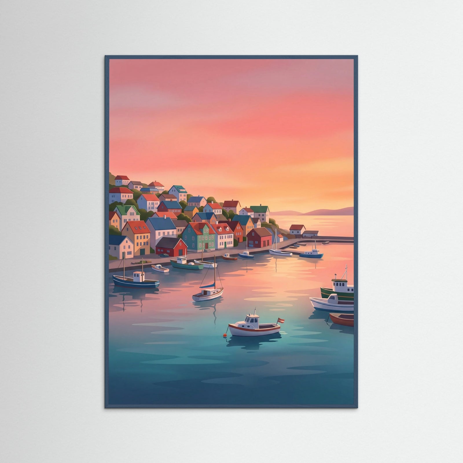 Teal Wood Urban Dawn Hues