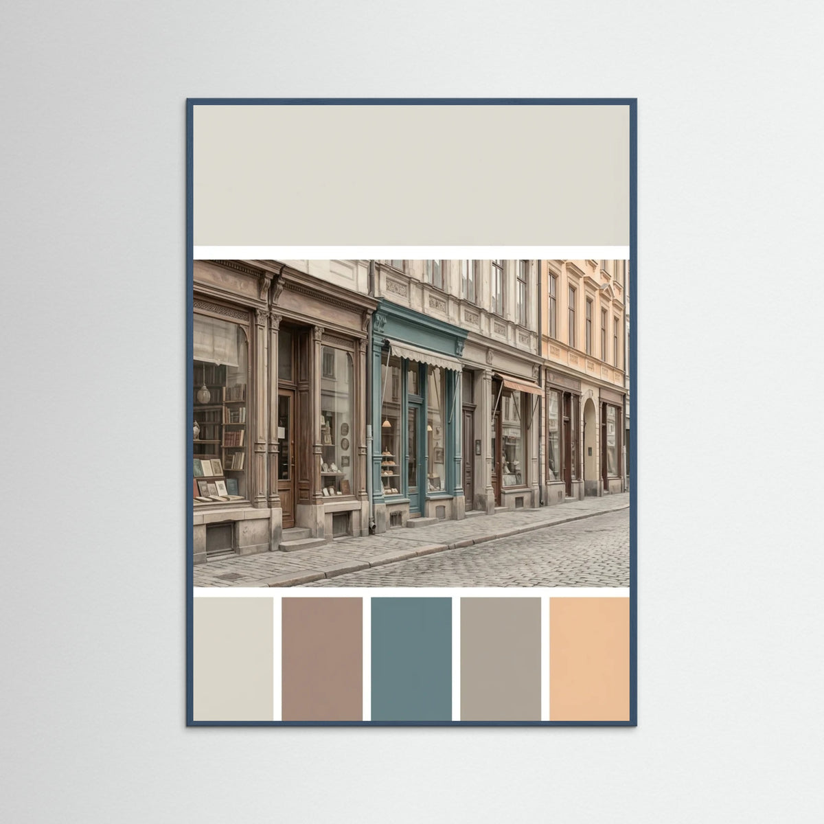 Teal Wood Urban Harmony