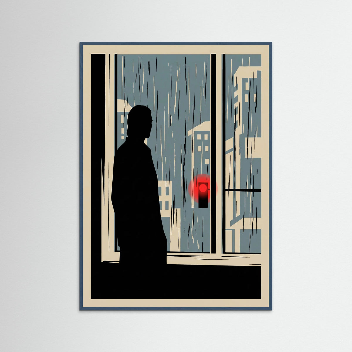 Teal Wood Urban Solitude