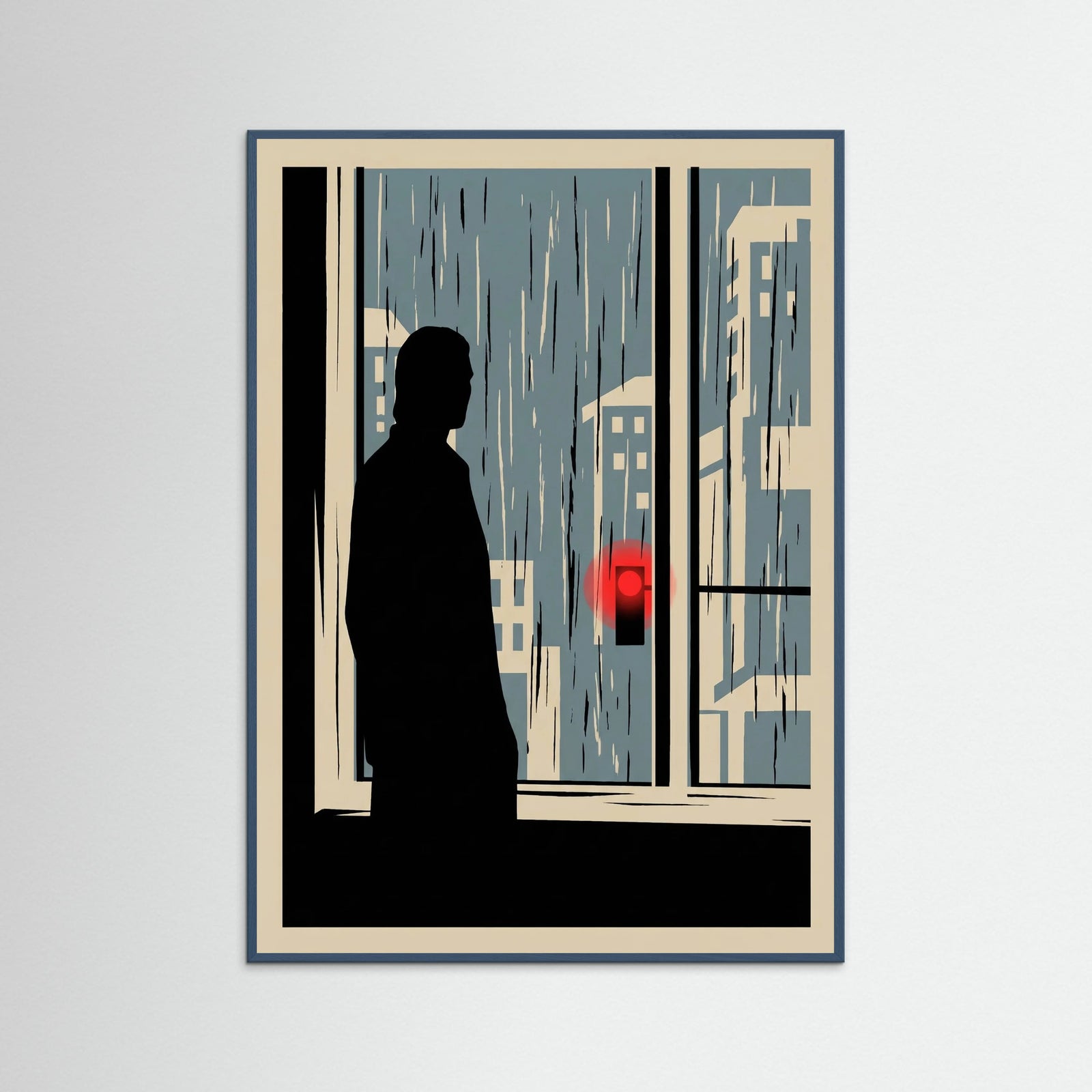 Teal Wood Urban Solitude