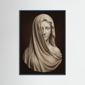 Teal Wood Veiled Form