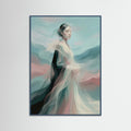 Teal Wood Veiled Serenity