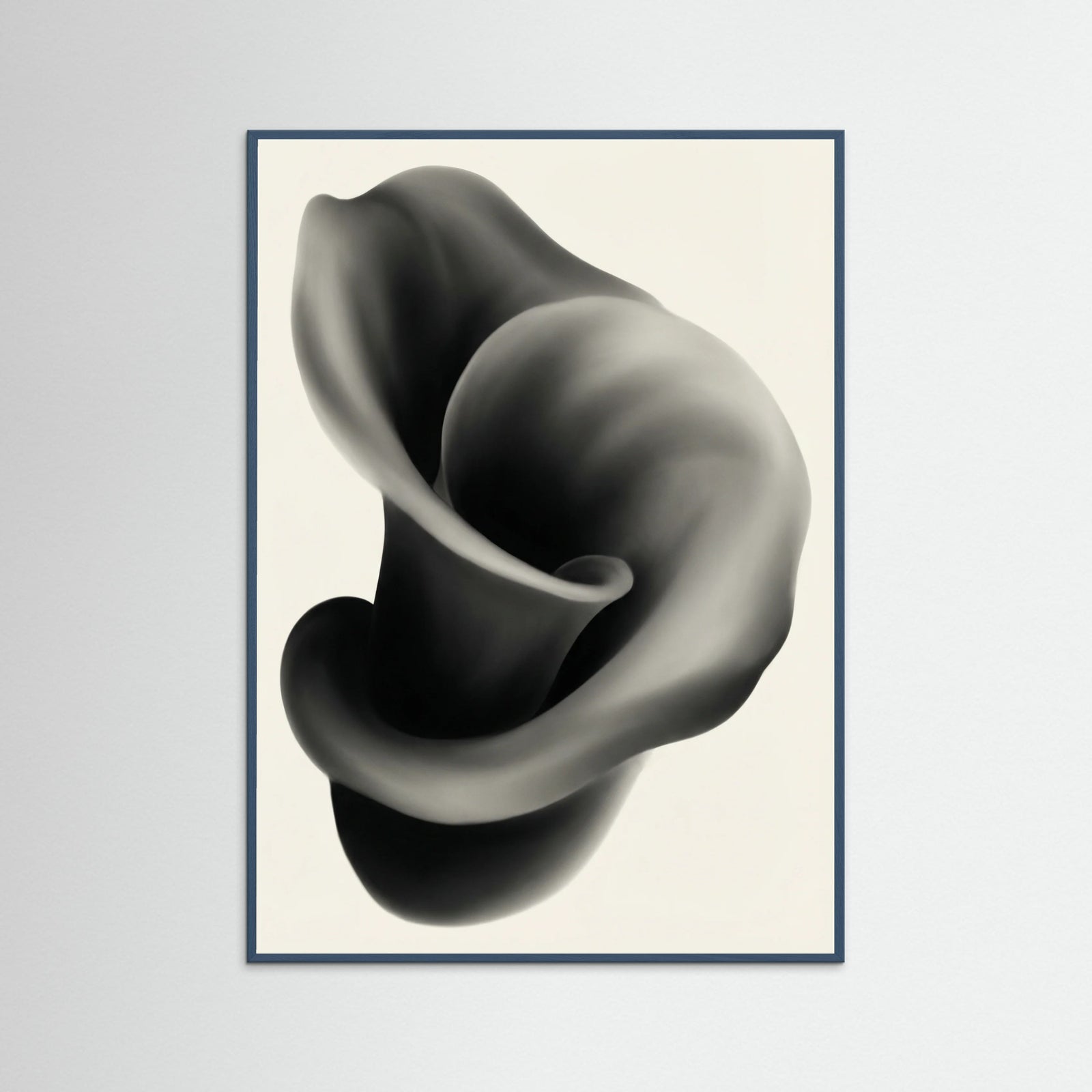 Teal Wood Velvet Leaves