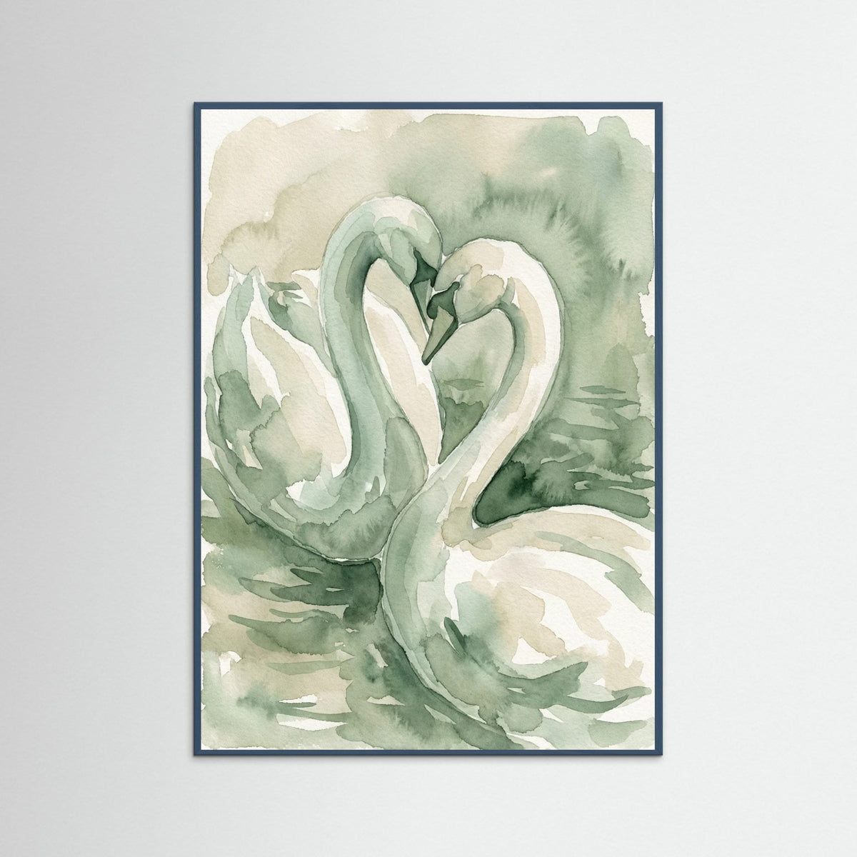 Teal Wood Verdant Embrace