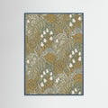 Teal Wood Verdant Pattern